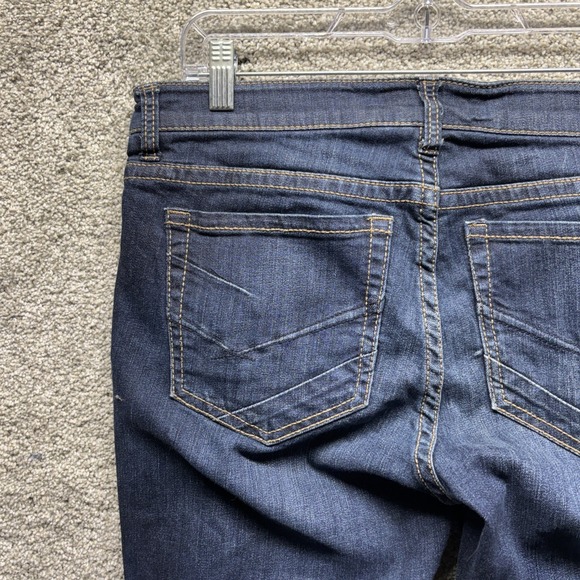 BKE Denim Payton Bootcut Jeans Womens 31x31.5 (33x31.5 Meas) Dark Wash Pockets - Picture 9 of 13